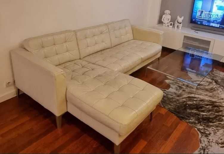 LANDSKRONA kanapa Sofa 3-osobowa IKEA biała ecru (w sklepie 4799)