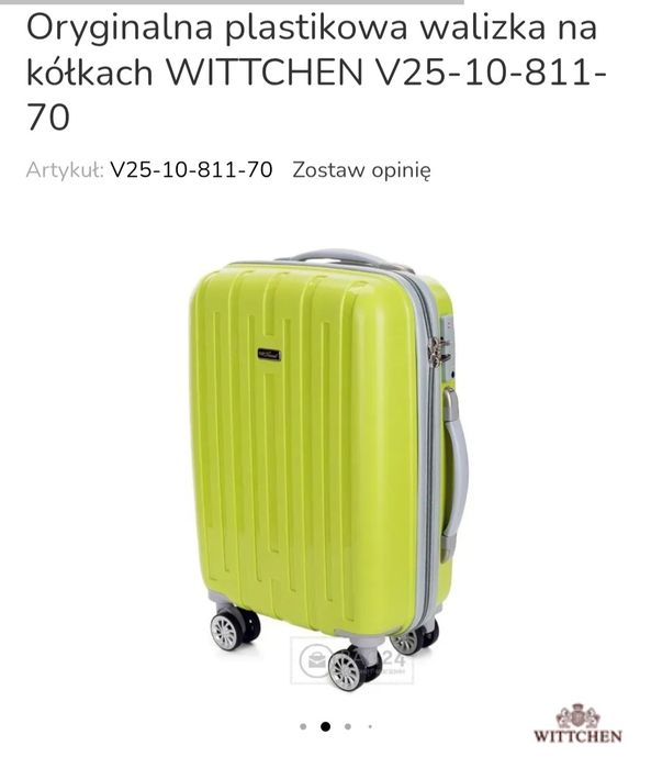 Walizka kabinowa kabinowa Wittchen mała VIP Travel