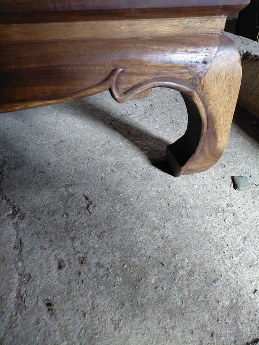 Mesa de centro rustica de estilo asiático