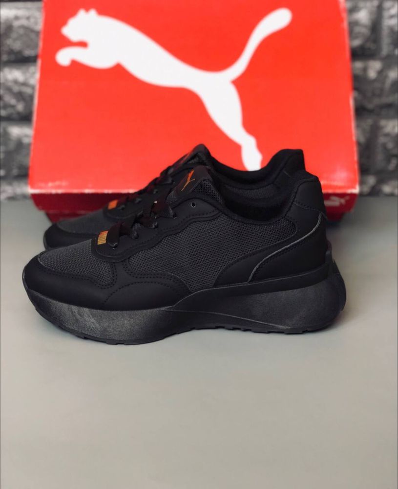 Кроссовки Пума женские, размер 38 последняя пара. Кросовки Puma Black
