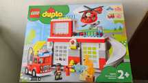 LEGO DUPLO Town - Quartel dos Bombeiros e Helicóptero - 10970 NOVO