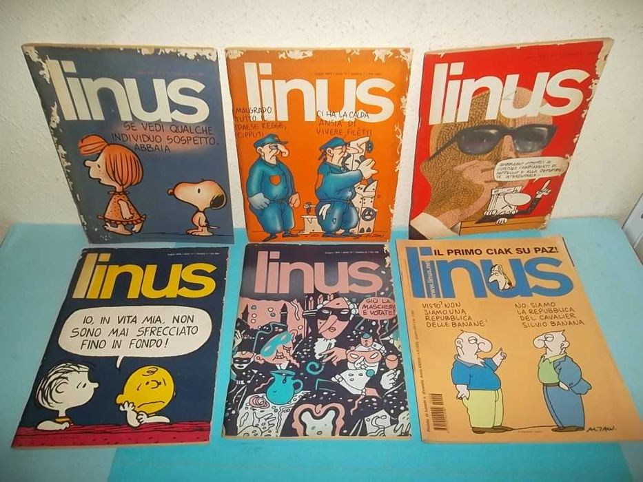 LINUS - Revista BD italiana (anos 70) - 11 Revistas