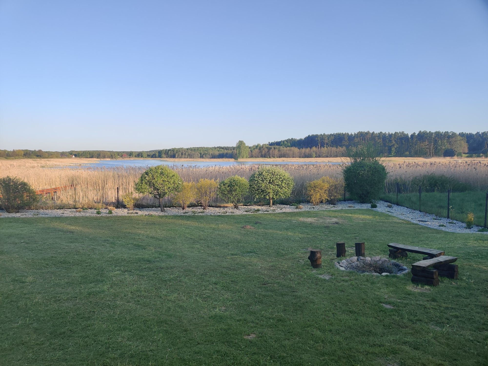 Domek Sasek Wielki z własnym pomostem. Mazury