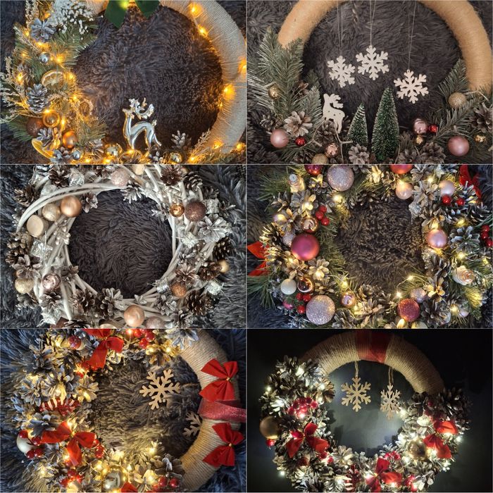 Wianki świąteczne Duże