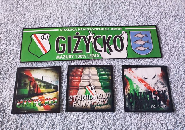 Vlepki naklejki Legia Warszawa Giżycko