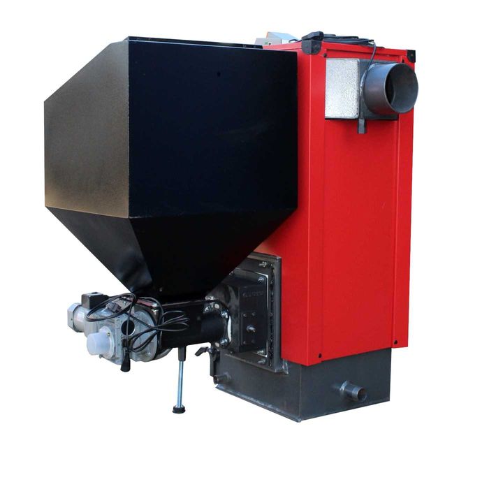 KOCIOŁ z KOMORĄ na Ekogroszek 24 kW. Piec z podajnikiem kotły Klasa 5