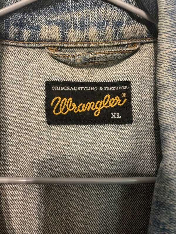 katana kurtka jeansowa wrangler XL