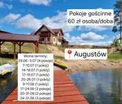 Wolne pokoje nad jeziorem.