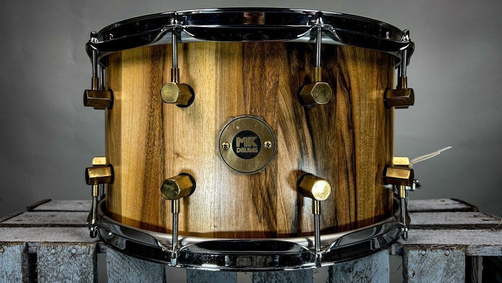 MK-Drums – Custom Stave 14” x 7.5” – European Walnut – Werbel Klepkowy