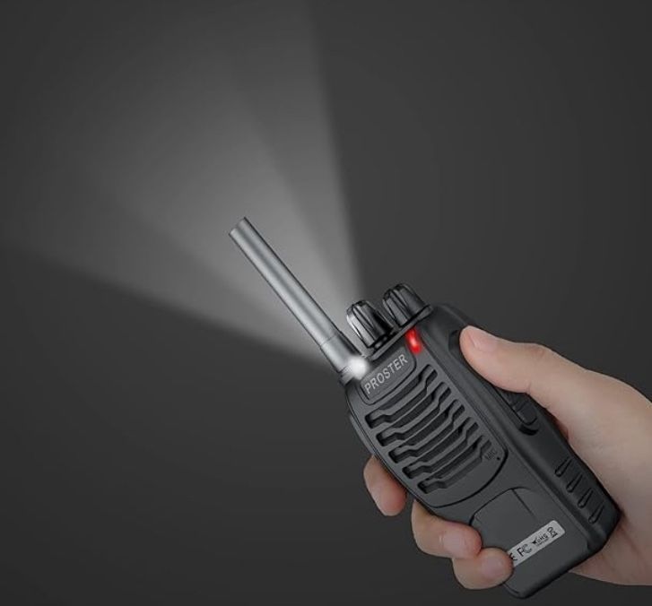Krótkofalówka Walkie Talkie Policyjne Radio Telefon Duży Zasięg