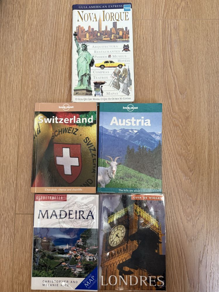 Guias de viagem American Express/Lonely Planet e outros