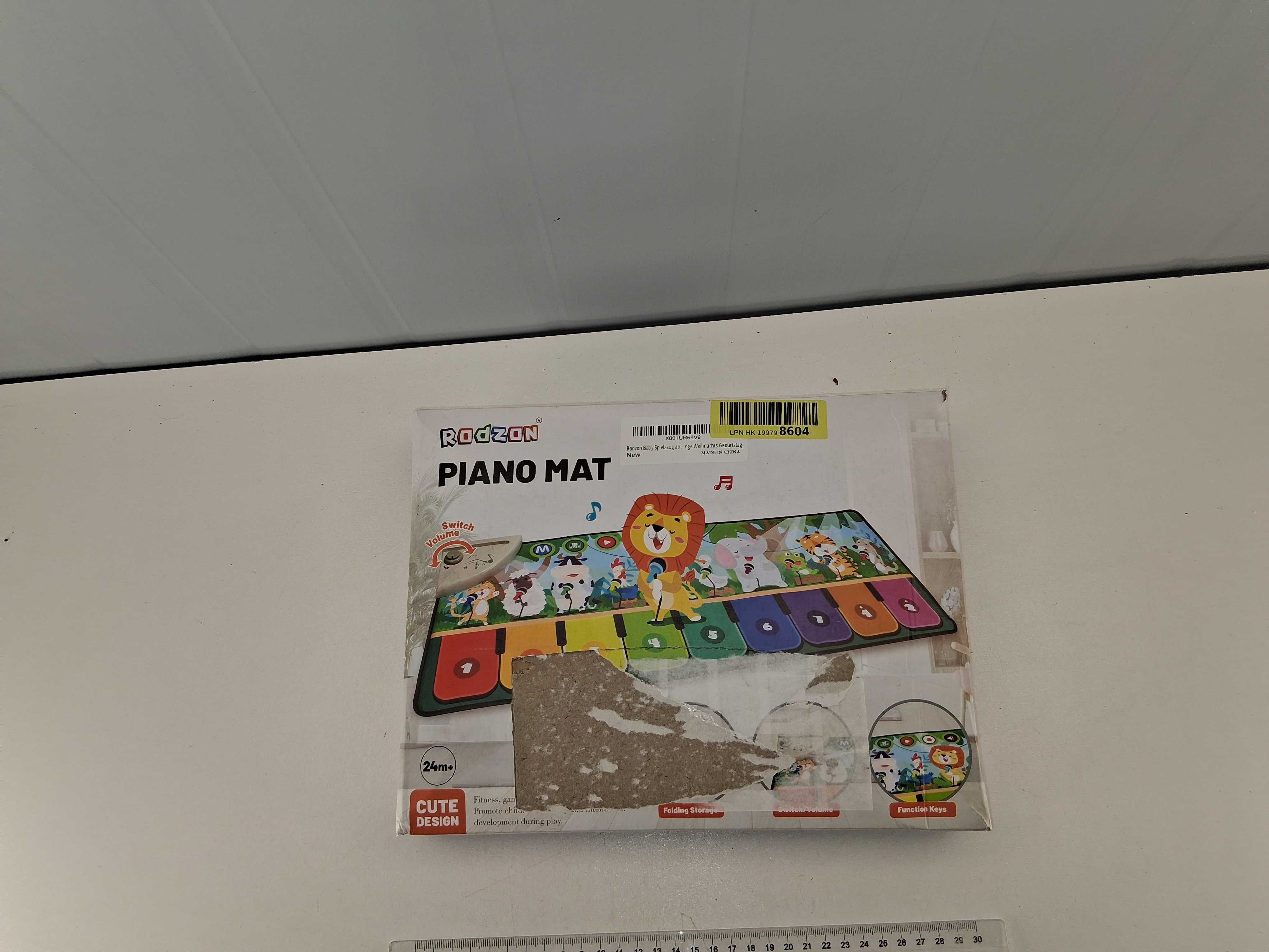 I142 Interaktywna Mata Muzyczna Piano Mat XXL Zwierzęta Keyboard
