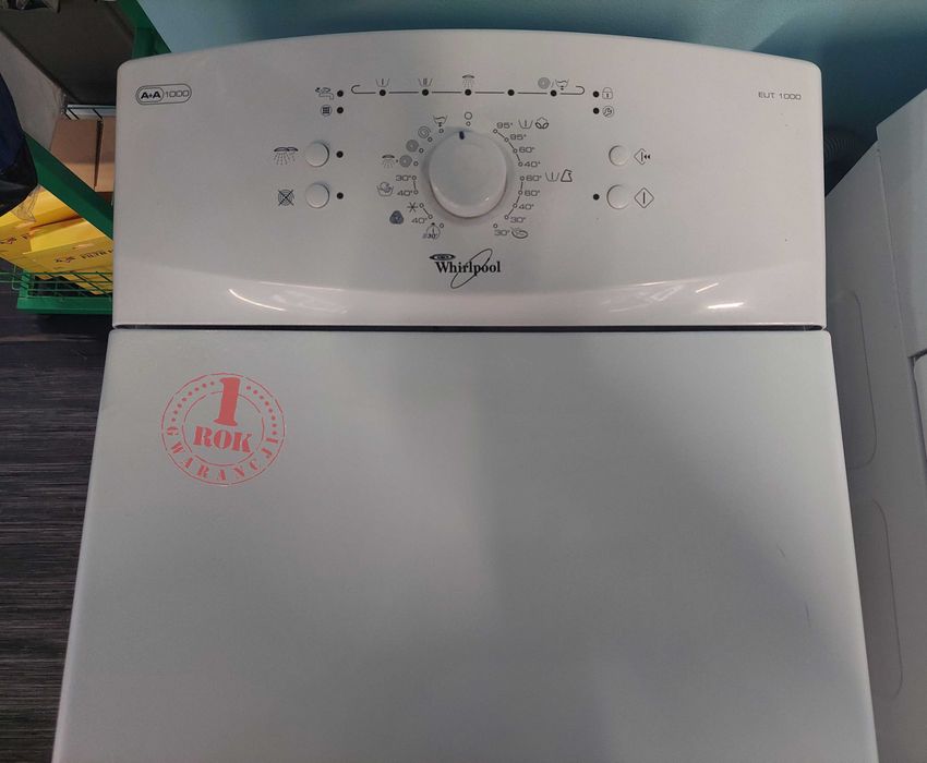 ROK GWARANCJA Pralka ładowana od góry Whirlpool EUT1000 5kg 1000obr.