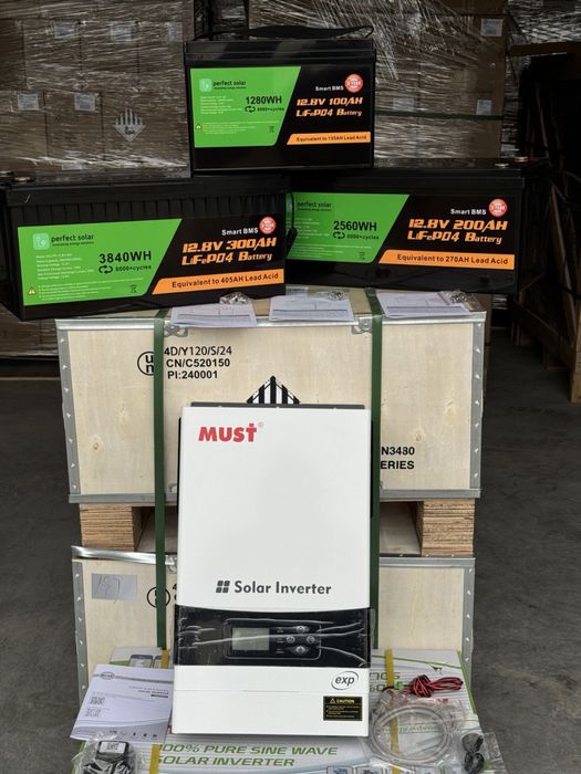 Гібридний інвертор Must 6kw 48V чистий синус