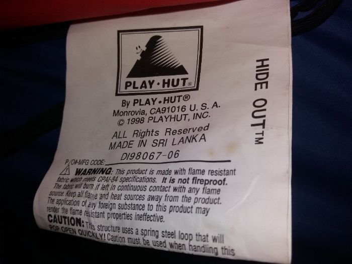 Tenda para criança - usado dentro do quarto