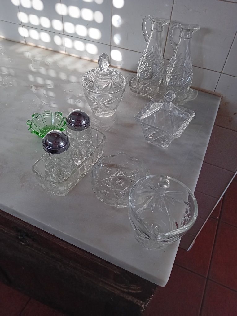 Conjunto de  Peças Antigas Utilitárias Decorativas