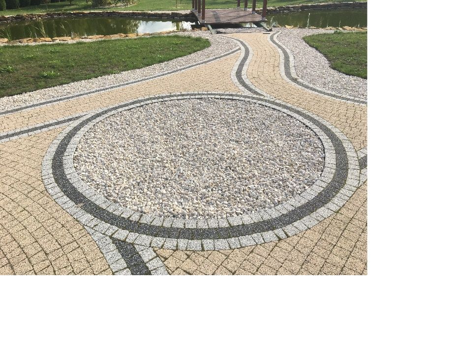 Grys ogrodowy biały kamień ozdobny NIE wapienny JAKOŚĆ