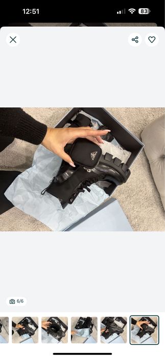 Workery 39 prada nowe skora  naturalna