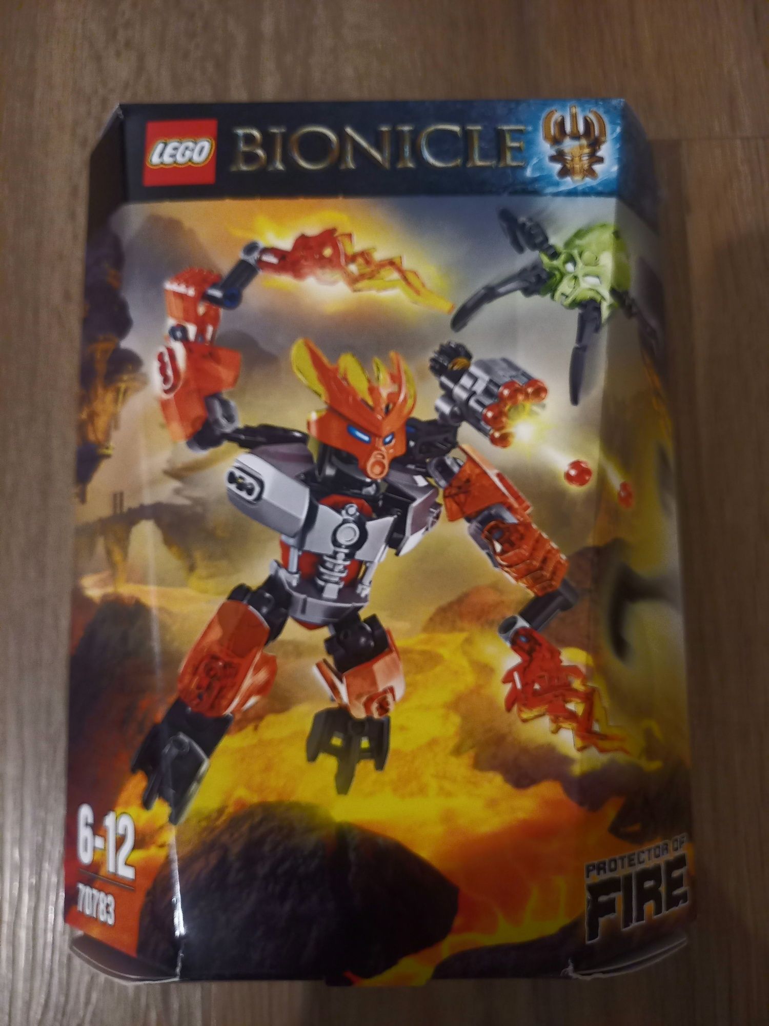 LEGO Bionicle 70783 Obrońca Ognia (Protector of Fire) 100% kompletny
