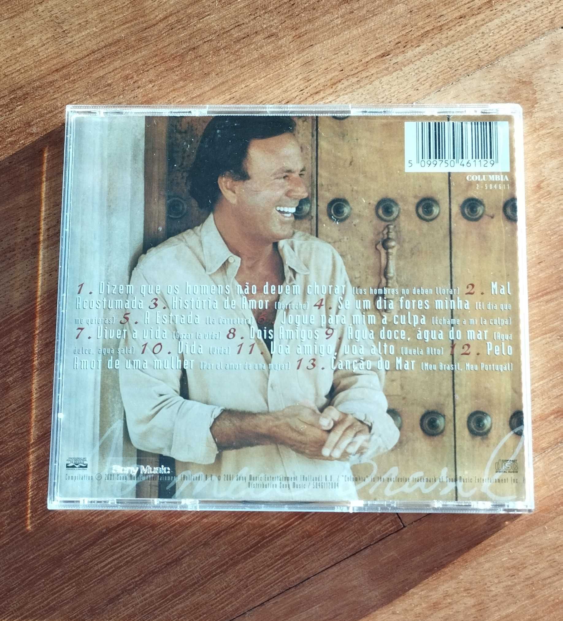 CD Álbum original -  JÚLIO IGLESIAS - Meu Brasil, Meu Portugal