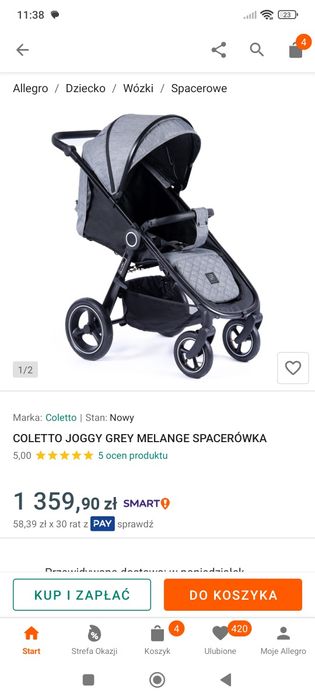 Spacerówka coletto joggi