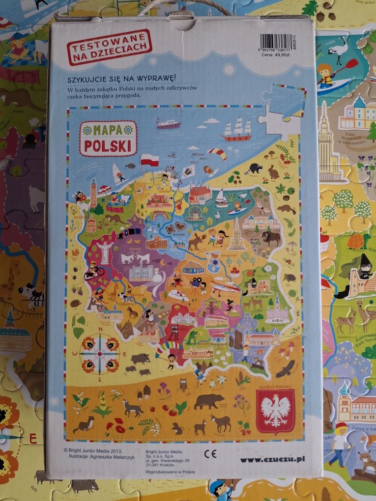 Puzzle CZU CZU Mapa Polski