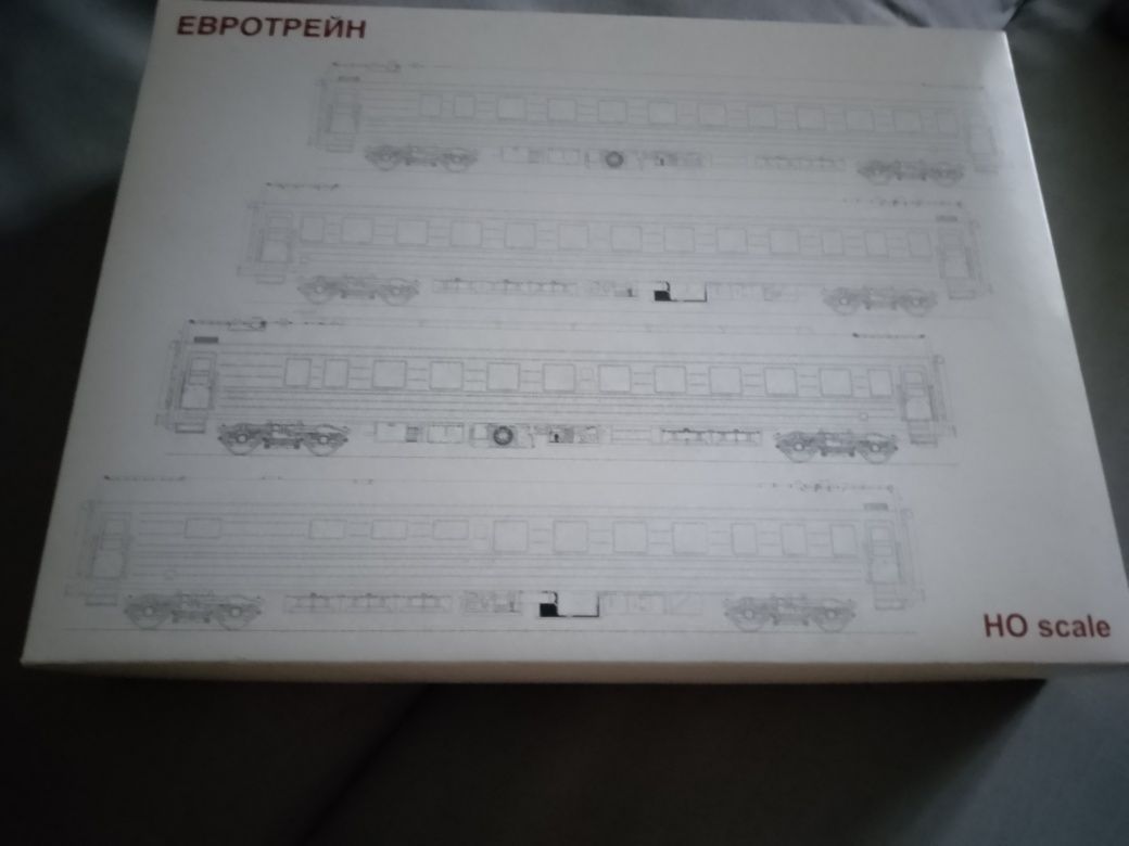 Коробки Евротрейн для пассажирских вагонов 1:87 НО как Piko, Roco.