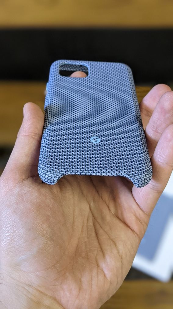 New Чохол Google Pixel 4 Fabric Case оригінал Blue-ish Чехол