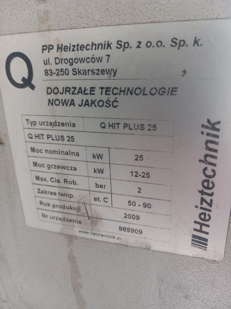 Piec 25kw sprawny