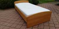 łózko drewniane pojedyncze sypialniane 100x200 materac rama kanapa