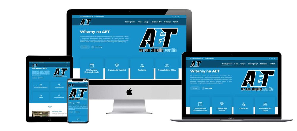 Strona internetowa dla firmy - pełna obsługa firm