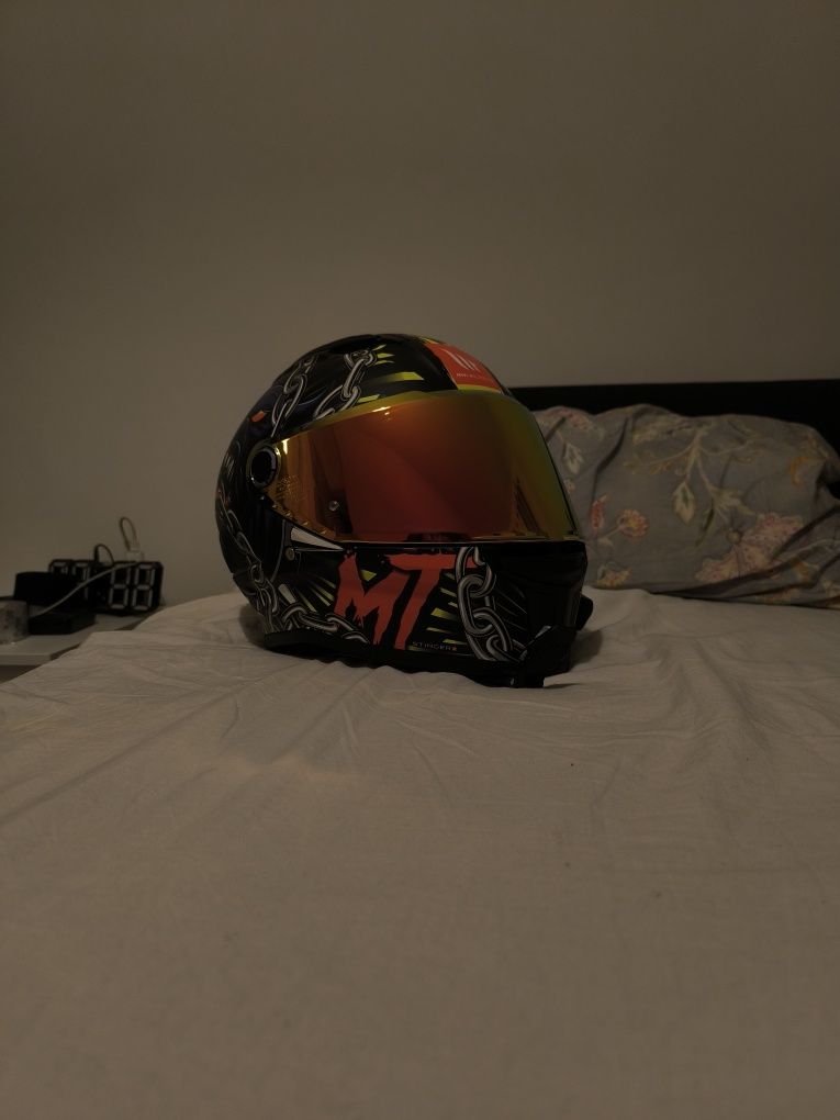 Viseira de capacete para mt thunder 4 sv stinger 2