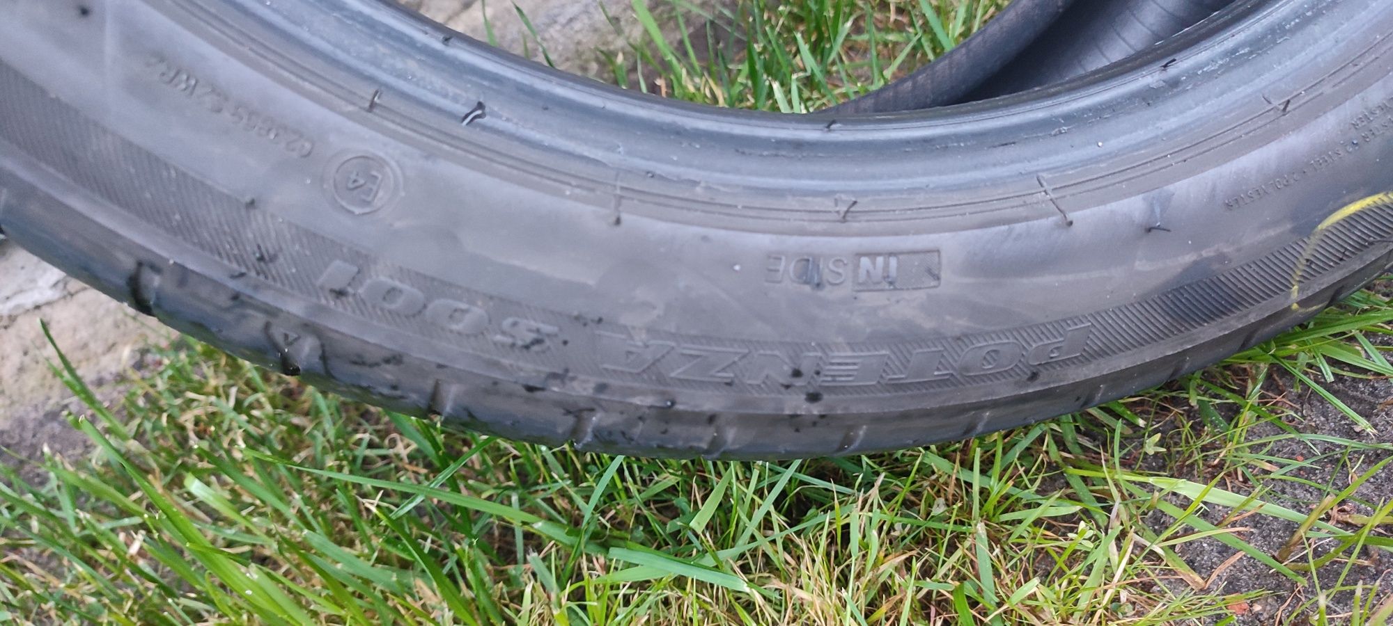 Dwie opony Bridgestone potenza S001 245/40R18