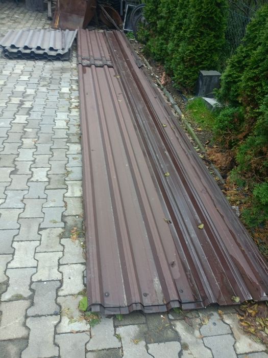 Blacha trapezowa używana  około 80 m,²