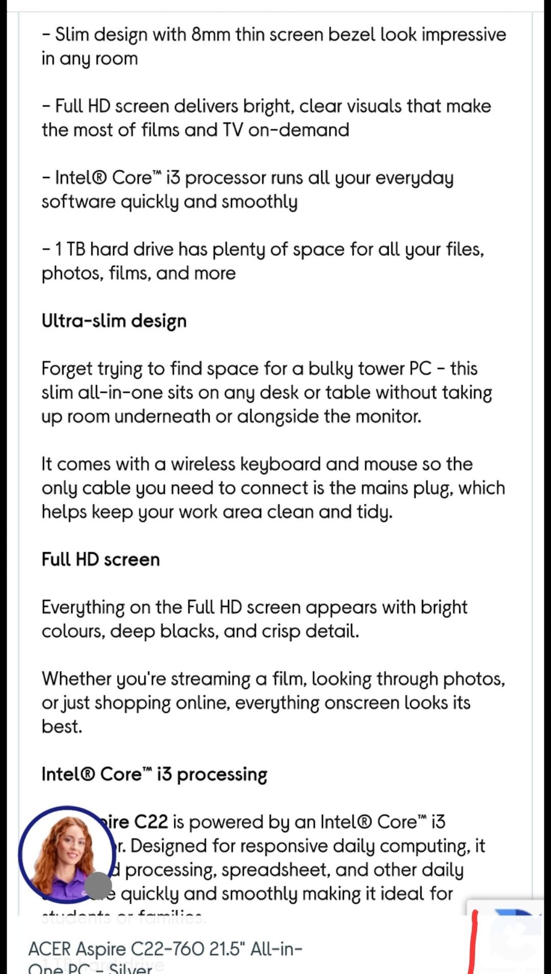 Acer C22 komputer
