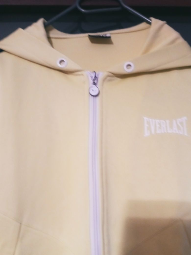 Bluza damska zolta Everlast M kaptur sportowa