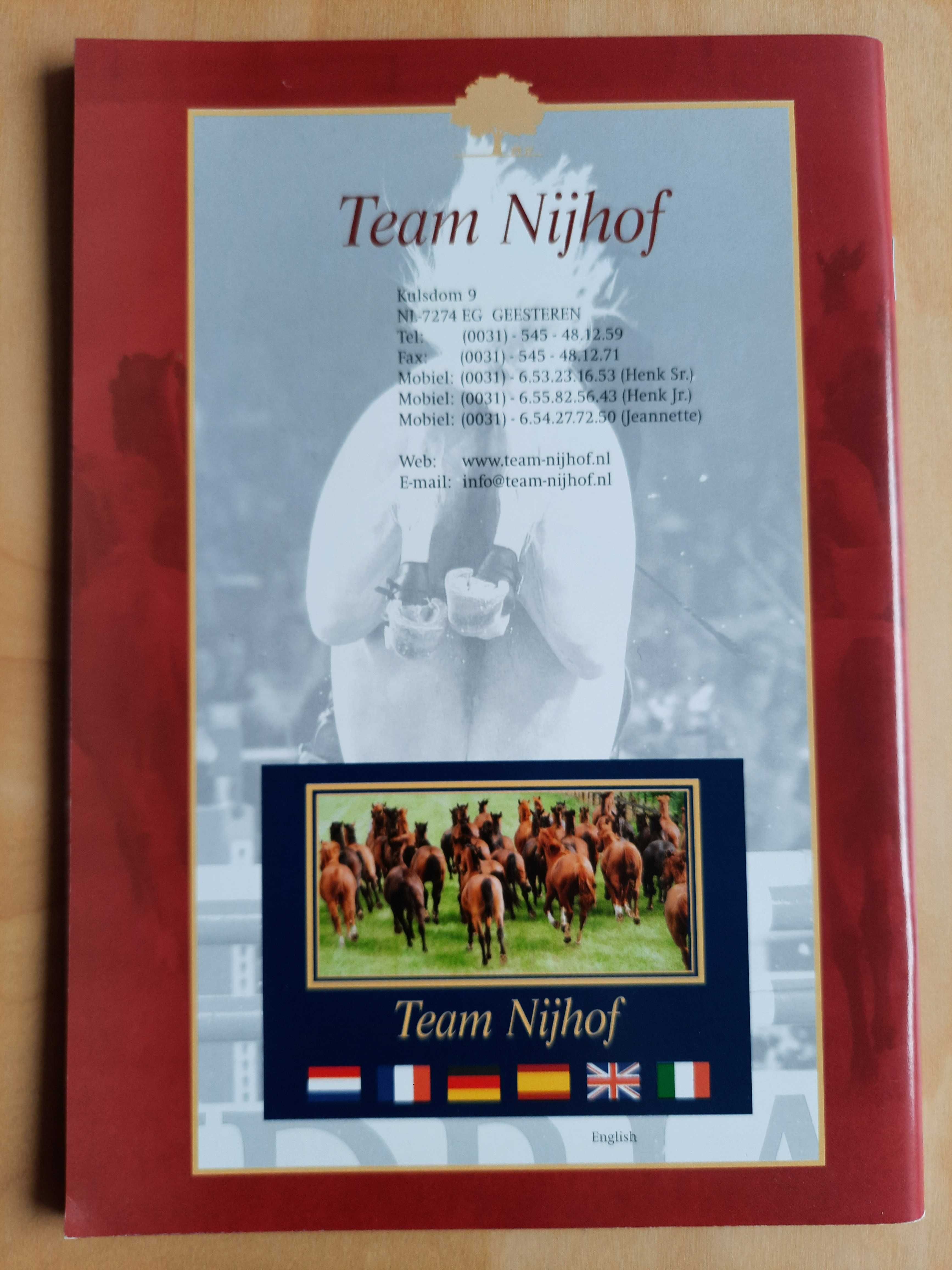 Konie - Katalog ogierów Team Nijhof 2008 - przedmiot kolekcjonerski