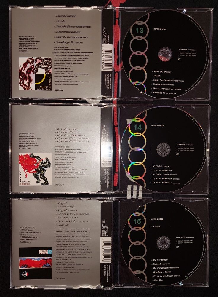 Depeche Mode Singles 13-18 ( Box Sets 3 ) 6 CD 2005