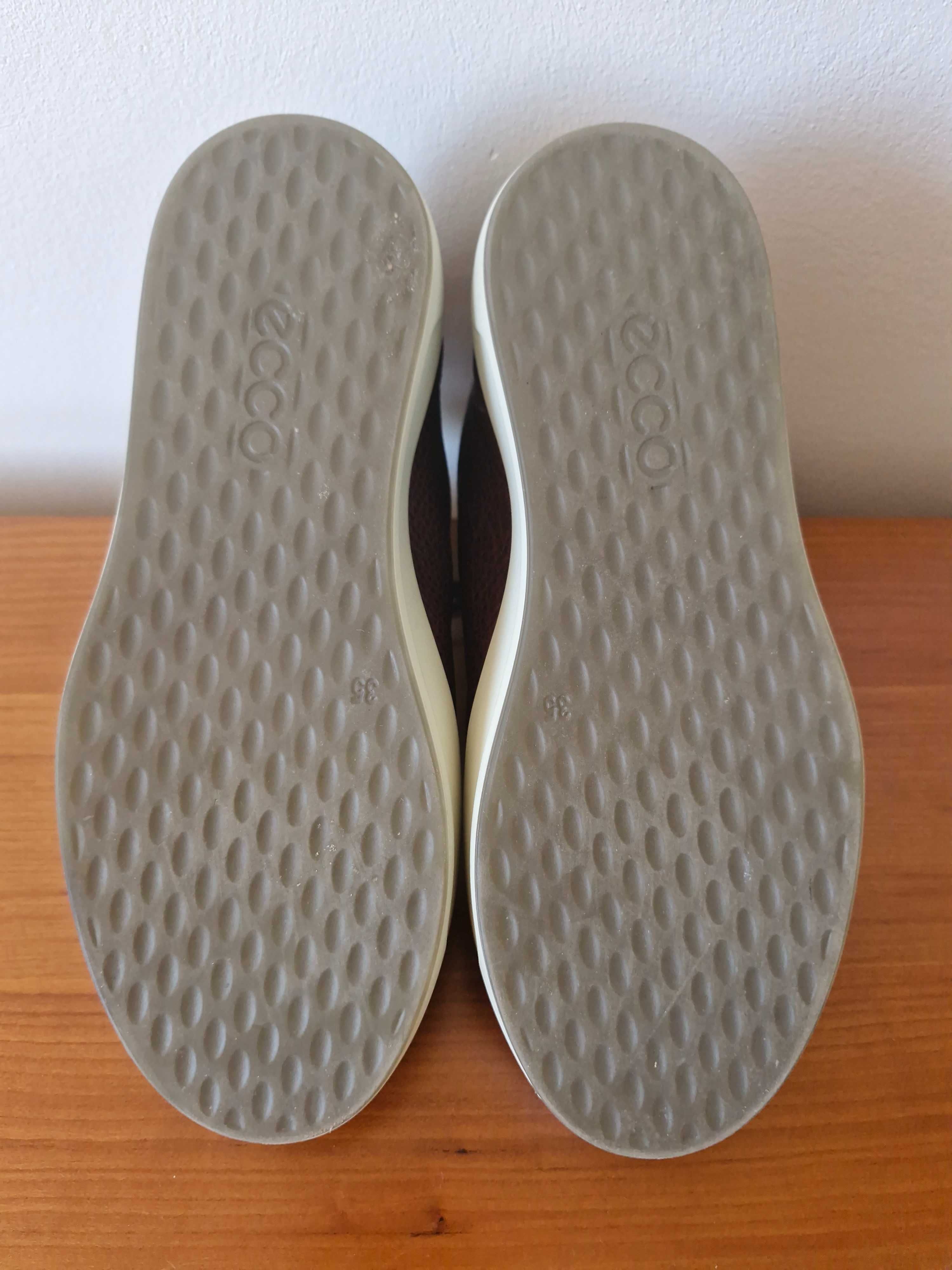 Buty Ecco Soft 36, bordowe