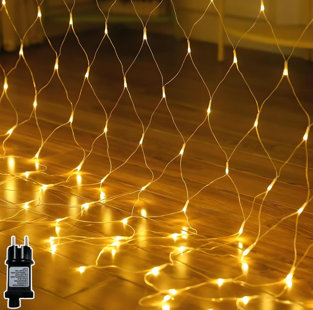 MOLVCE Kurtyna świetlna 3x3m, 272 diody LED