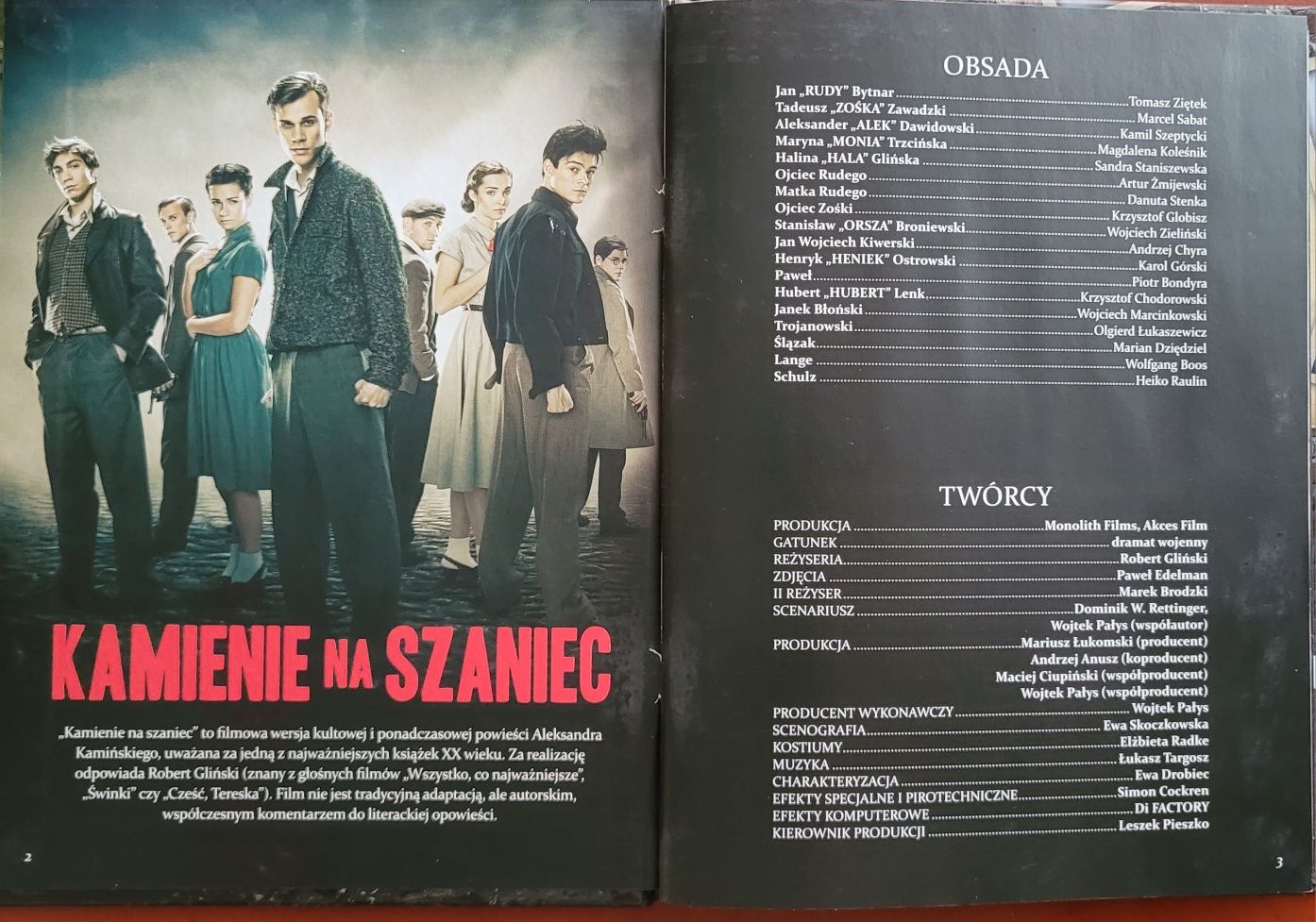 Film DVD "Kamienie na Szaniec"