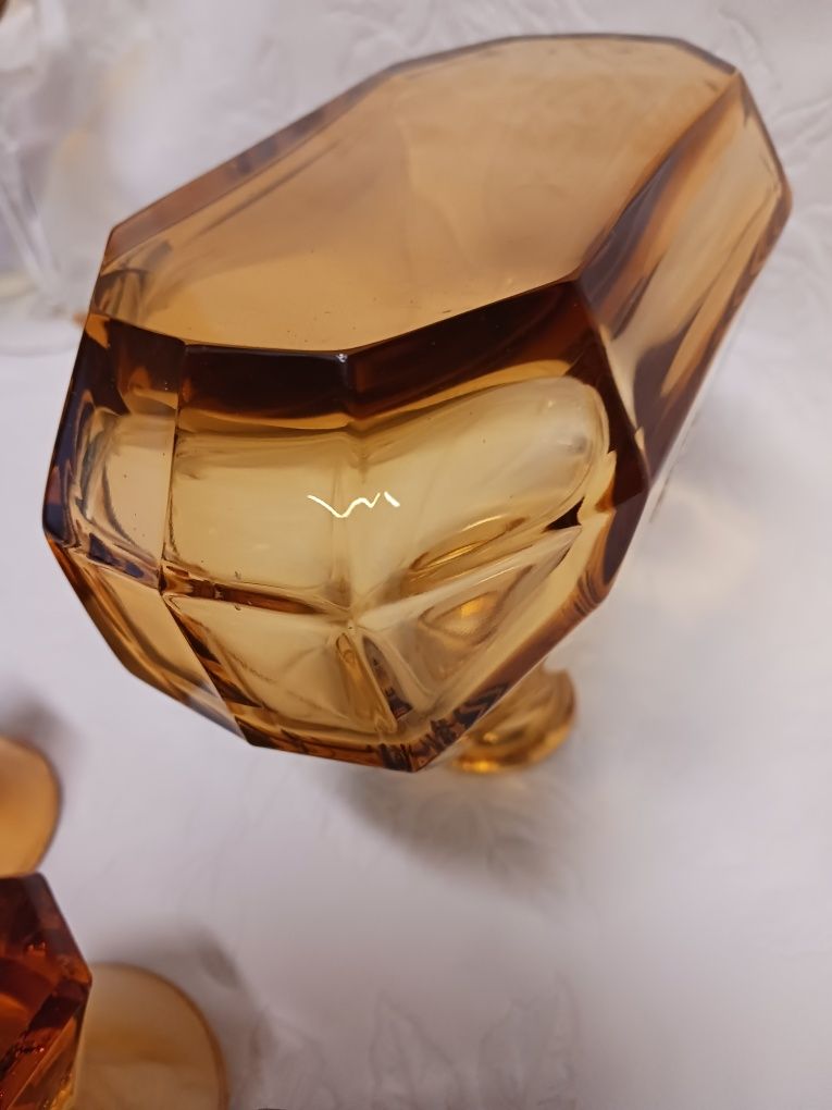 Art deco  Streit Stolz lata 30 te karafka kieliszki