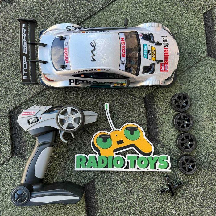 Дрифт машинка на радиоуправлении Mercedes AMG C63 Silver 30 км/ч Дрифт