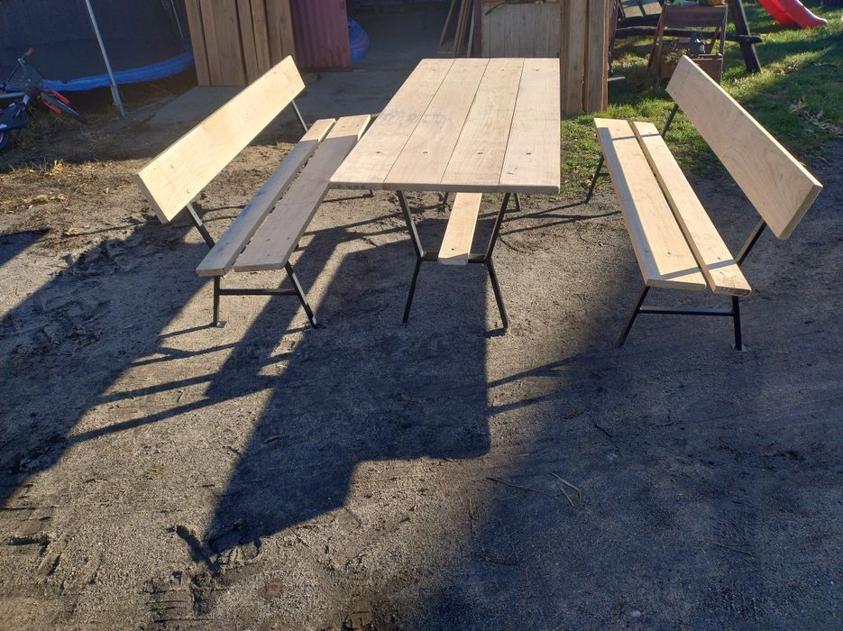 Stół ogrodowy Dębowy