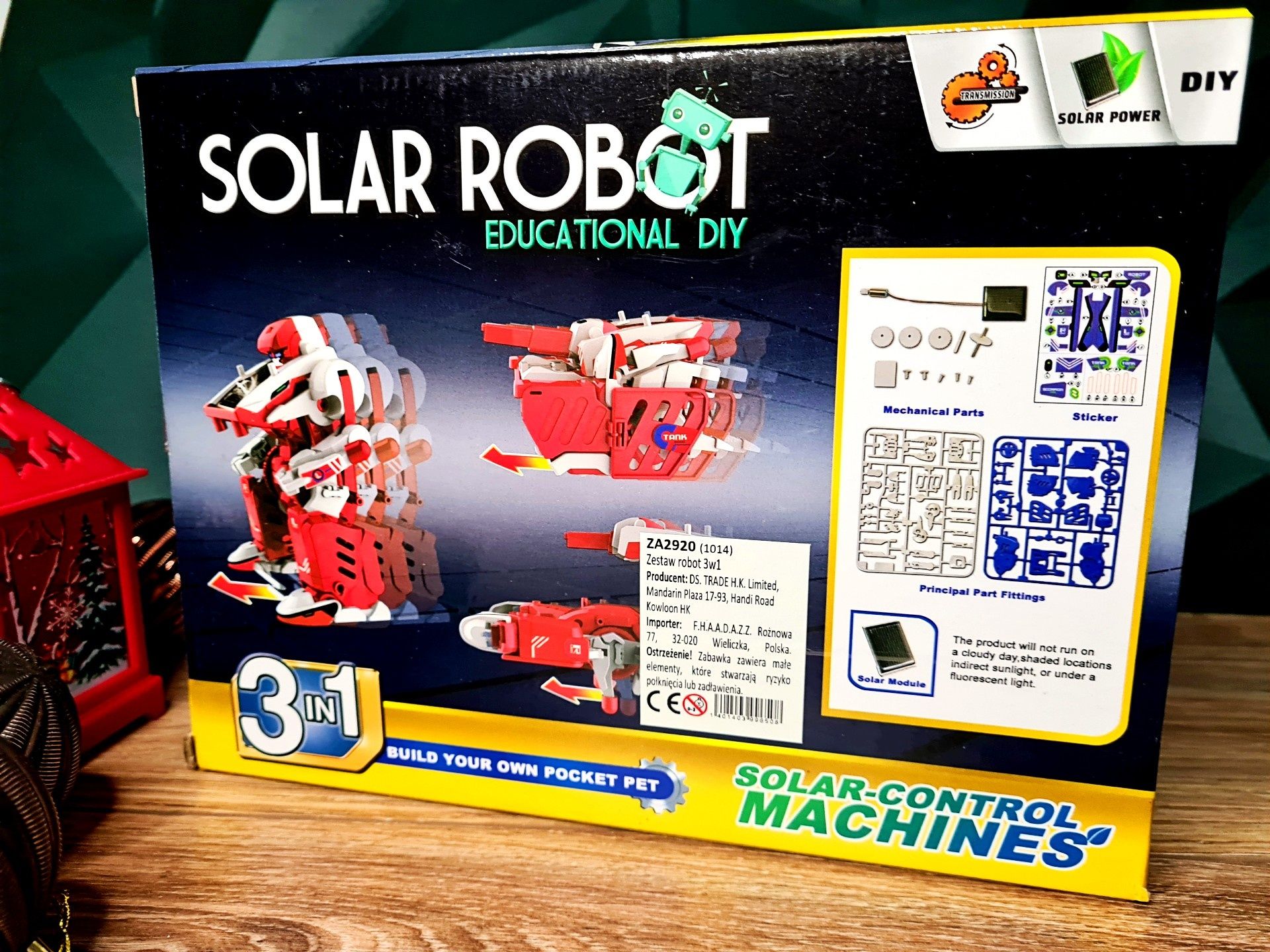 Nowy zestaw kreatywny Robot Solarny - zabawki