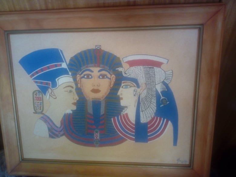 Quadro pintado a mão