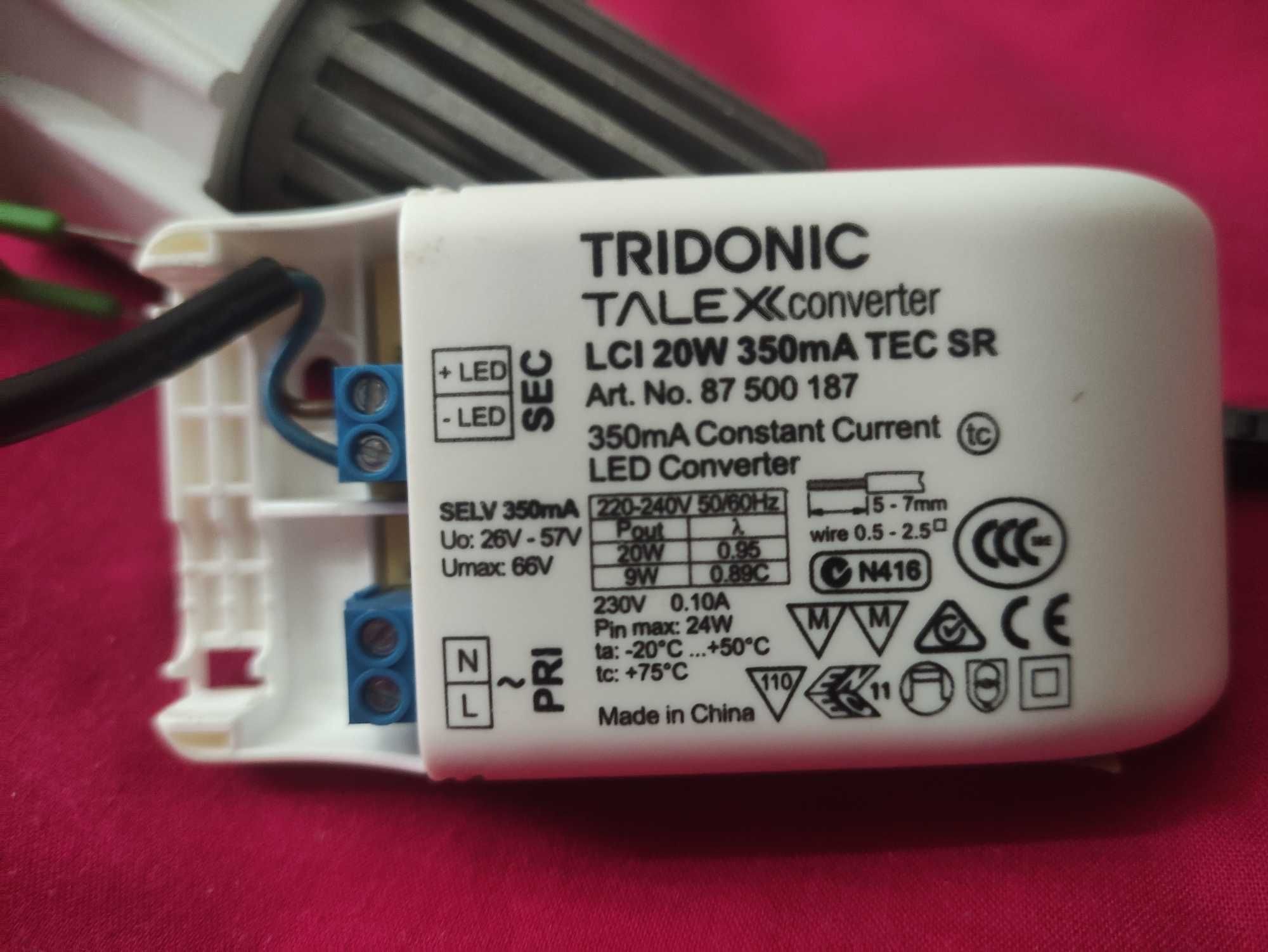 Lampki halogeny LED 350mA 9W 4000K ip40 LTS