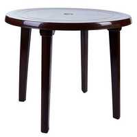 Стол пластиковый, стол, стіл пластиковий, круглий, круглый, мебель