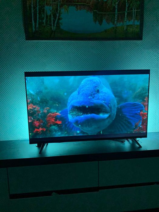 Смарт Телевізор Samsung Андроід15 24/55/ ТВ без рамки Wi-Fi 4K блютуз