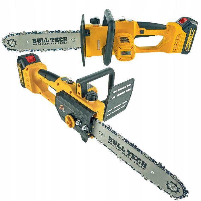 AKUMULATOROWA PILARKA PIŁA Łańcuchowa Drewna 30cm 21V 2x 4Ah Bezszczot